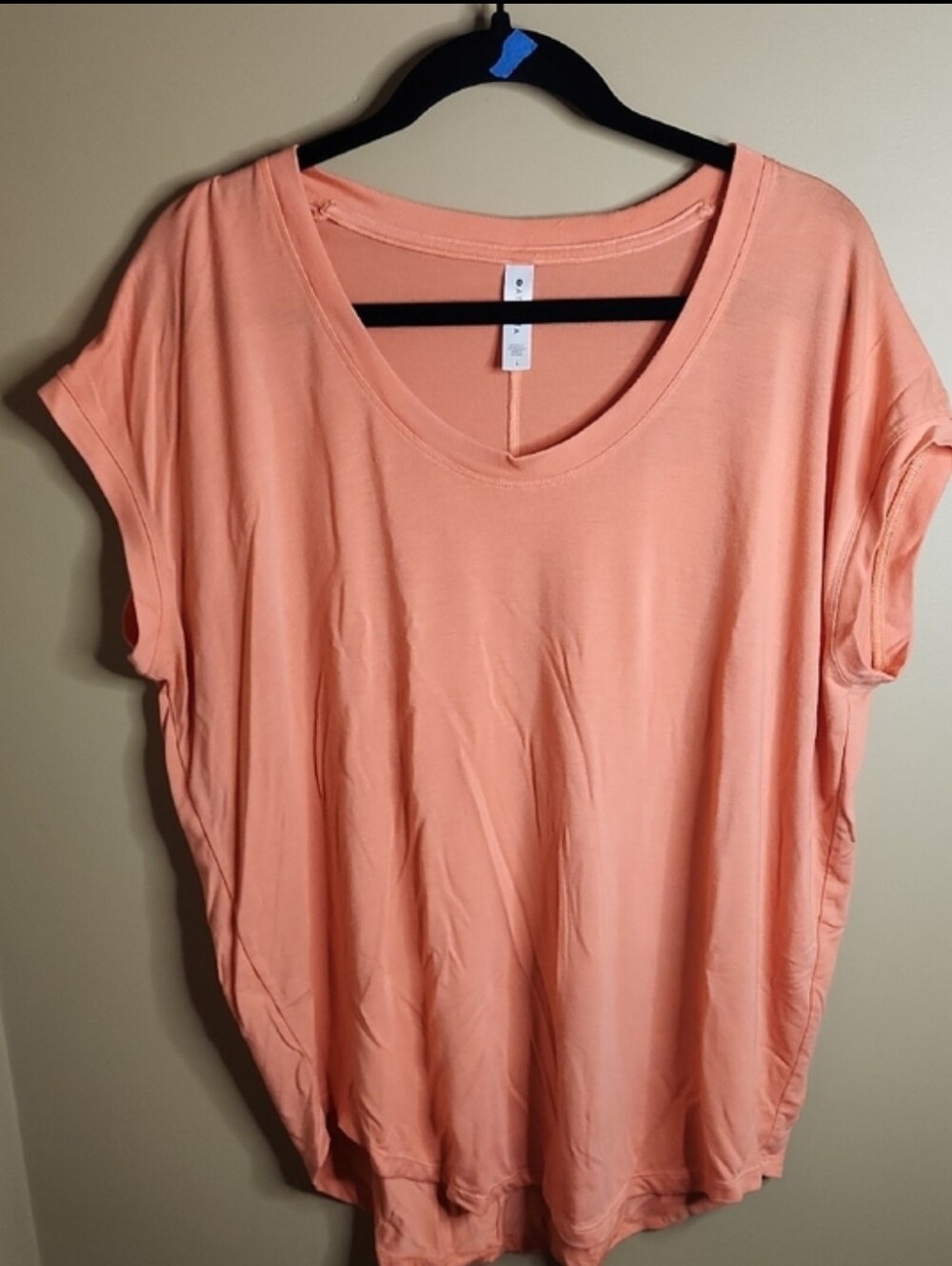 Athleta Cloudlight Stratus Tee In Orange. Size L.#444861